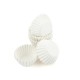 Cupcake cups - vormpjes mini wit 2,2cm 100st